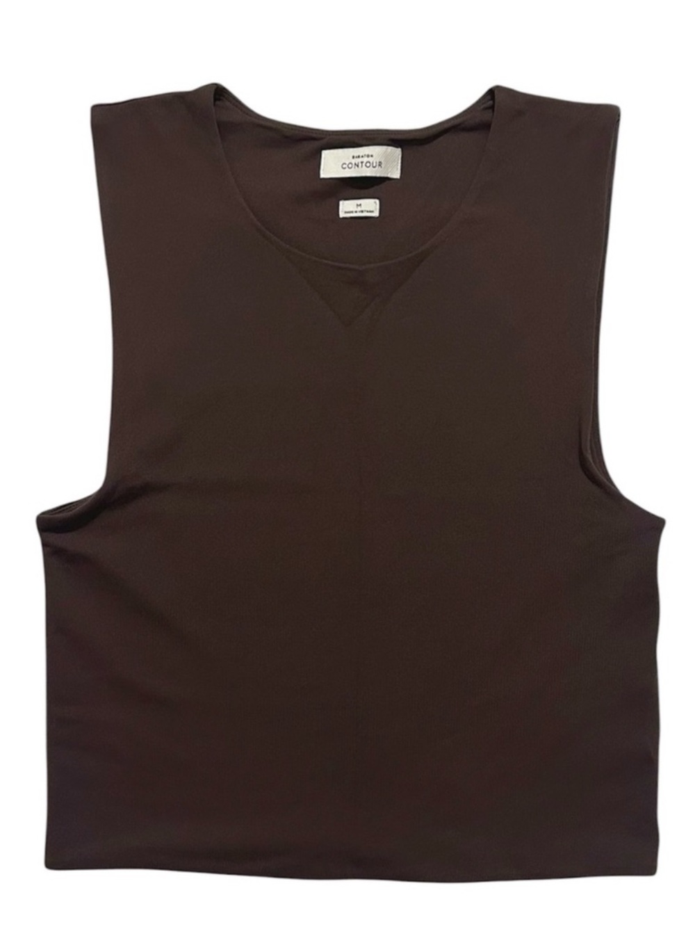 Babaton Brown ContourCropped Tank Top